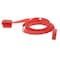 Crest Healthcare CleanGrip Anti-Ligature Tether with 2 Adapters, red, 6 ft 116387 - alternate 1